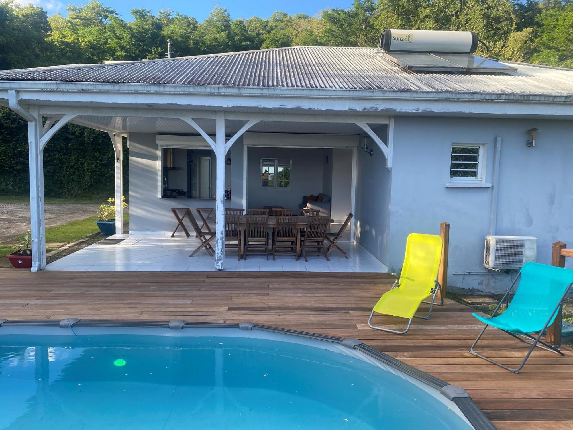 Les Terrasses De Maelle - Jolie Villa F4 Vue Mer Riviere-Salee Exterior foto