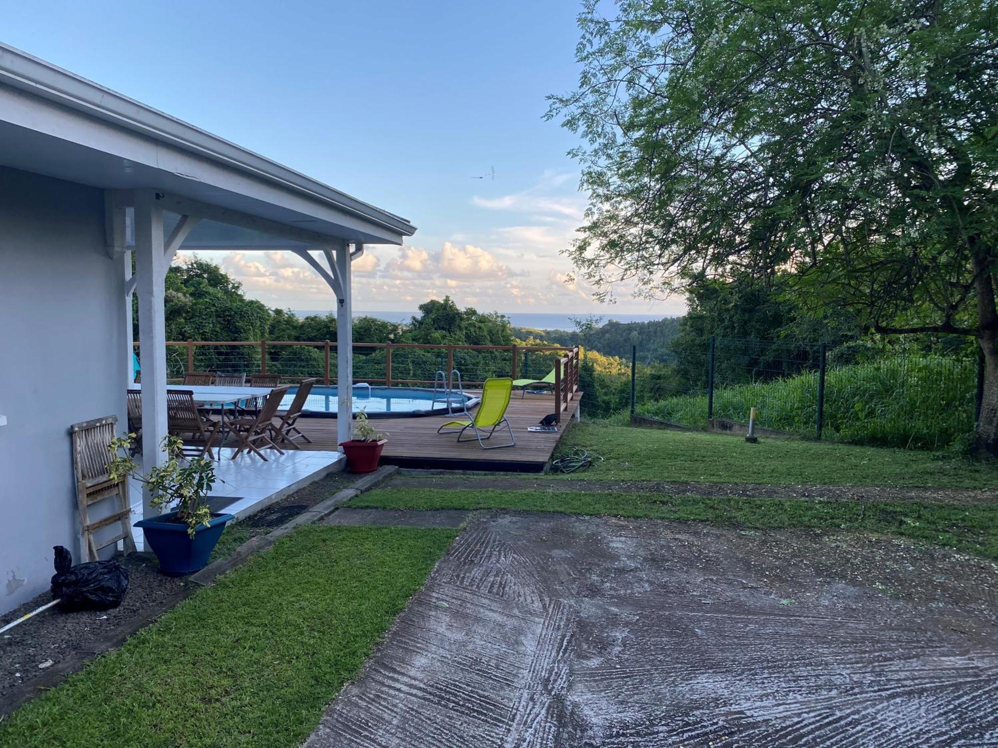 Les Terrasses De Maelle - Jolie Villa F4 Vue Mer Riviere-Salee Exterior foto